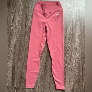 AYBL Kids Coral Pink High-Rise Leggings